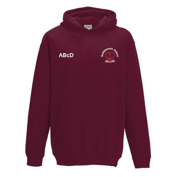 Roddensvale Leavers Hoodie - Burgundy (kids sizing) Thumbnail
