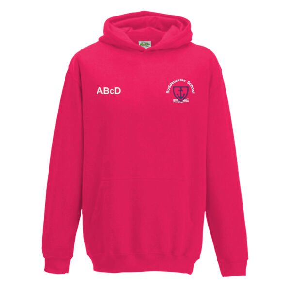 Roddensvale Leavers Hoodie - Hot Pink (kids sizing) Thumbnail