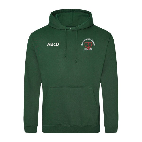 Roddensvale Leavers Hoodie - Bottle Green (adult sizing) Thumbnail