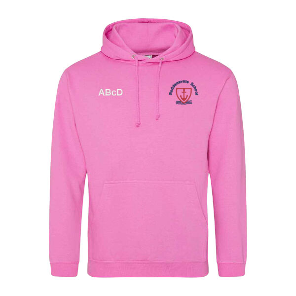 Roddensvale Leavers Hoodie - Candyfloss Pink (adult sizing) Thumbnail