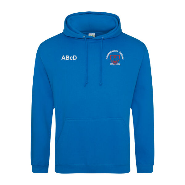 Roddensvale Leavers Hoodie - Sapphire Blue (adult sizing) Thumbnail