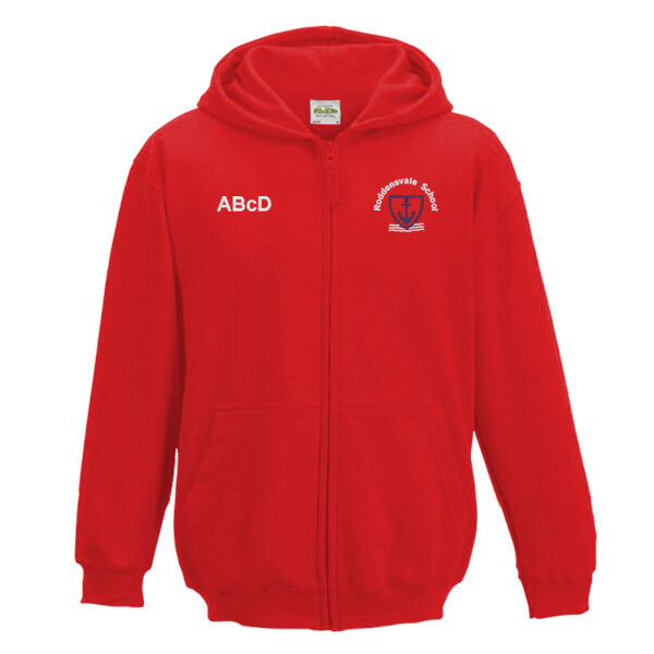 Roddensvale Leavers Zoodie - Fire Red (kids sizing) Thumbnail