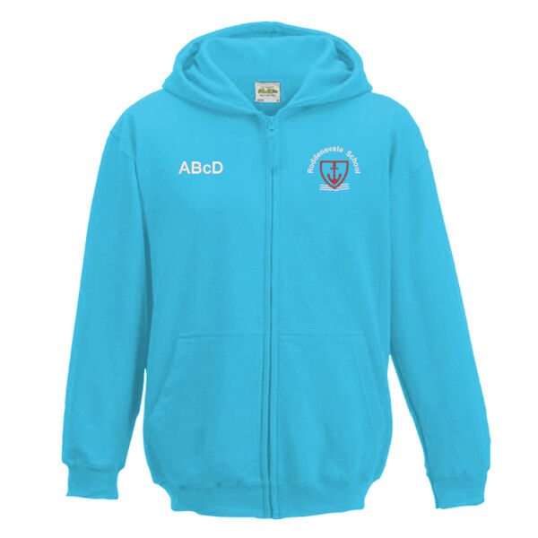 Roddensvale Leavers Zoodie - Hawaiian Blue (kids sizing) Thumbnail